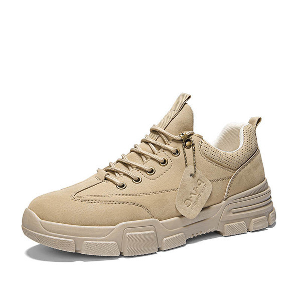 Vīriešu modernu apavu tipa kedas ar šņorēm un biezu zoli