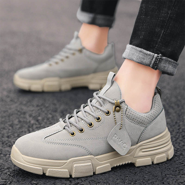 Vīriešu modernu apavu tipa kedas ar šņorēm un biezu zoli