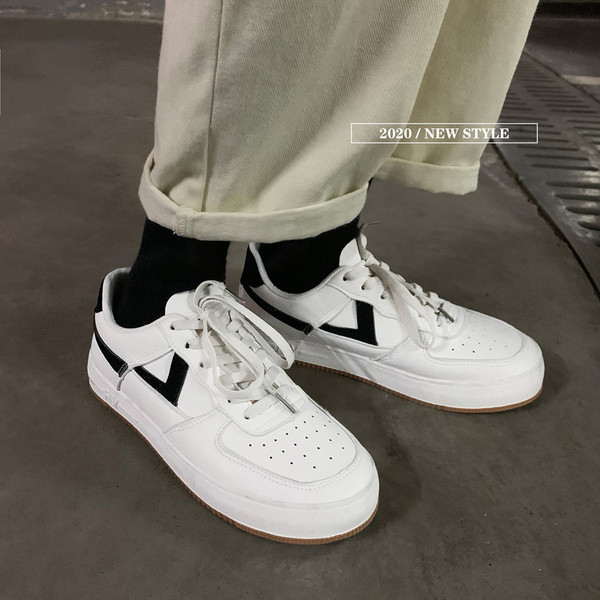 Muške sportske tenisice od eko kože sa vezicama