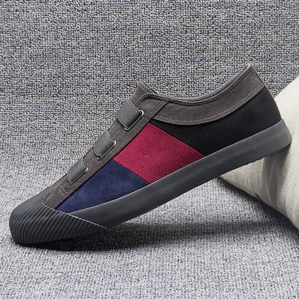 Alkalmi bőr tornacipő elasztikus megkötővel - két modell