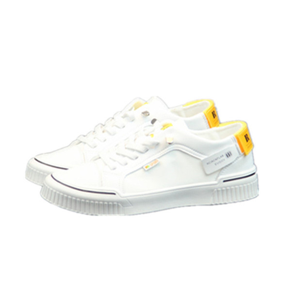 Platnene muške tenisice s natpisima i ravnim đonom