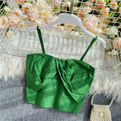 Lühike naiste igapäevane rinnahoidja õhukeste rihmadega