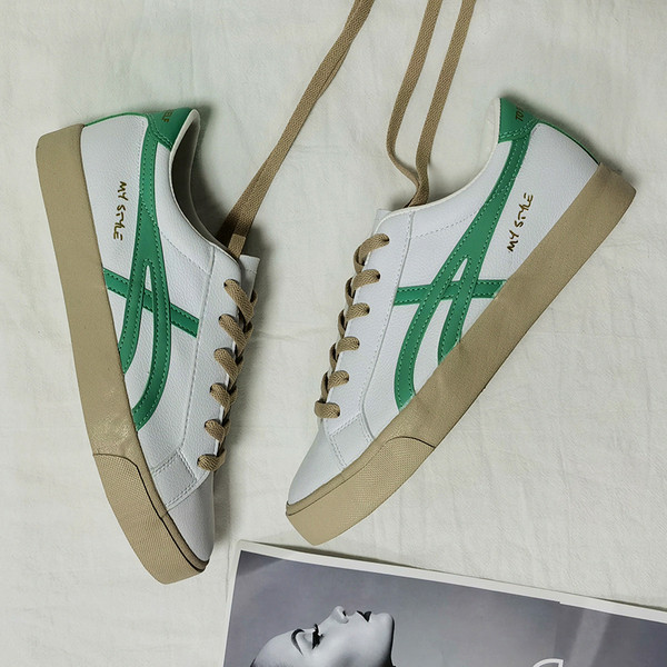 Muške kožne tenisice s ravnim đonom