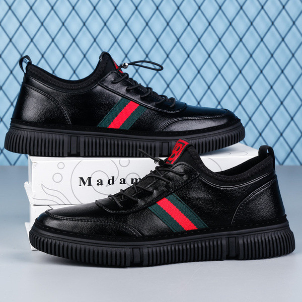 Fekete színű cipők eco bőrből