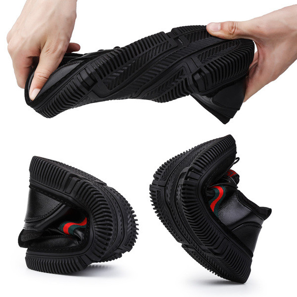 Fekete színű cipők eco bőrből