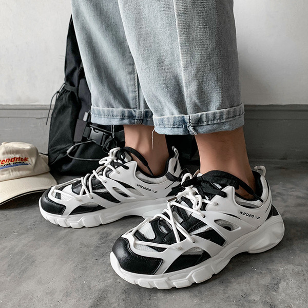 Meeste vabaaja tossud tekstiilist ja ökonahast paeltega