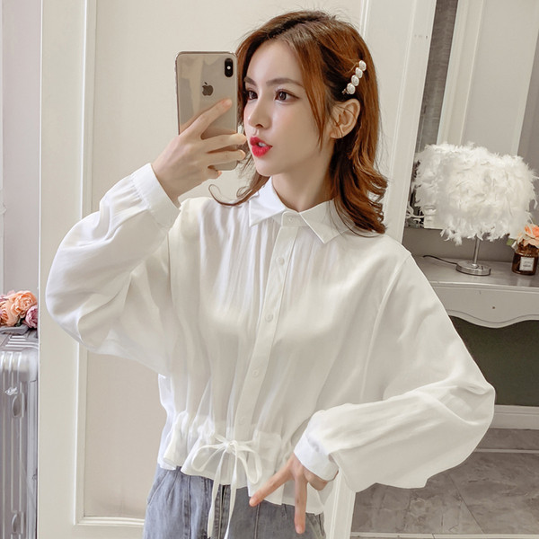 Naiste moodne klassikalise krae ja paeltega särk