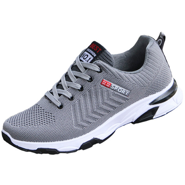 Meeste vabaaja tossud halli ja musta tekstiilist