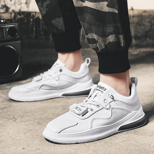 Őszi bőr tornacipő férfiaknak