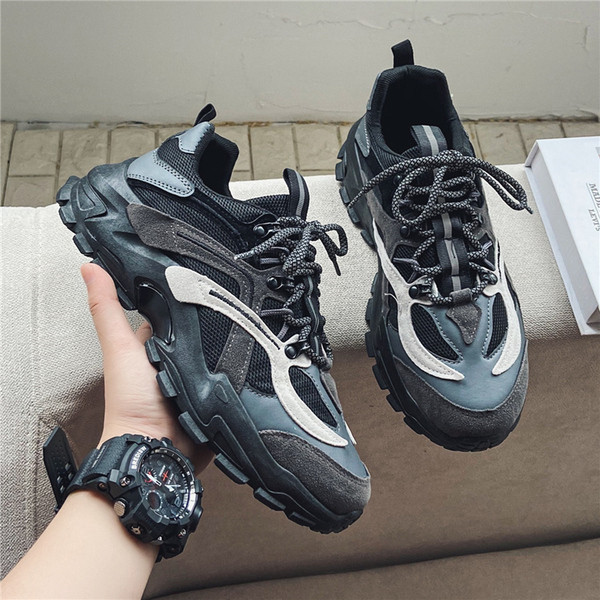 Férfi sport- és alkalmi tornacipő durva talppal