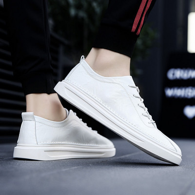 Öko bőrből készült, fűzős férfi tornacipő ÚJ modell