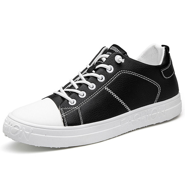 Lameda tallaga meeste kunstnahast tossud ja kiri tallale