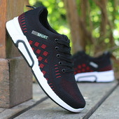 Alkalmi férfi necces tornacipő lapos talppal