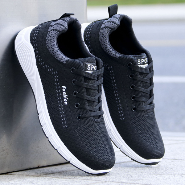 Muške sportske tenisice od tekstila sa vezicama