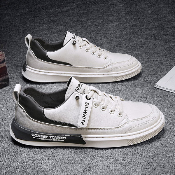 Öko-nahast meeste vabaaja tossud kirjadega