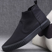 Ανδρικά παπούτσια από έκο δέρμα και υφάσματα 