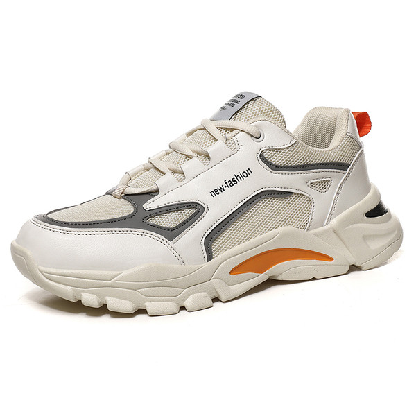 Férfi sport- és alkalmi tornacipő magas talppal