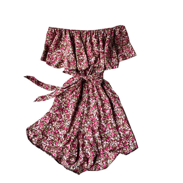 Lillemustriga naiste vabaaja kombinesoon