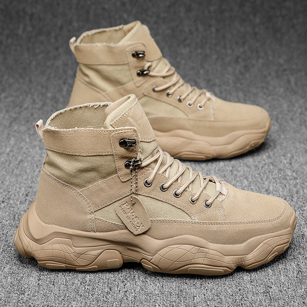 Aktuális férfi tornacipő durva talppal és fűzővel