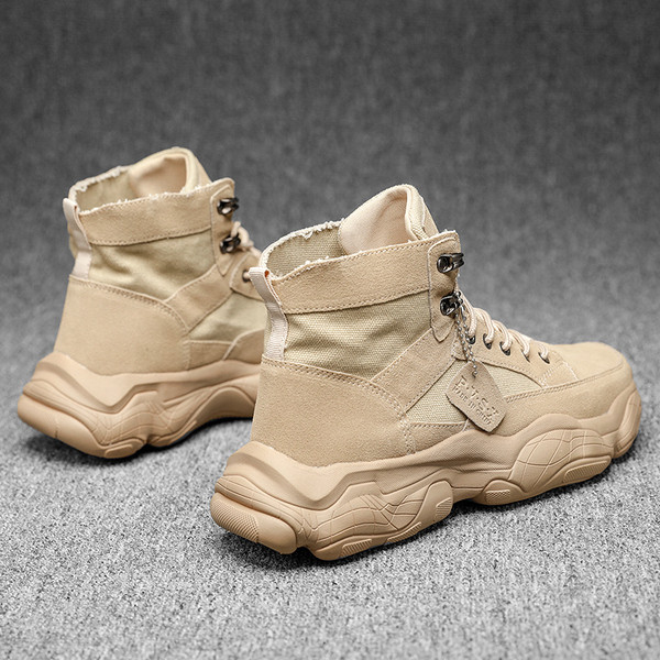 Aktuális férfi tornacipő durva talppal és fűzővel