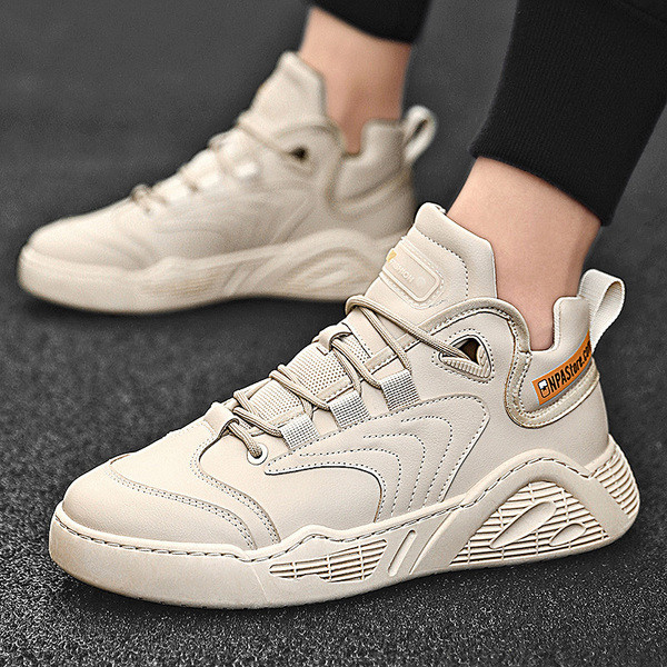 Kõrge tallaga ökonahast meeste tossud