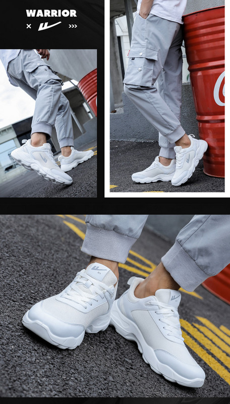 Alkalmi férfi tornacipő hálóval és fűzővel