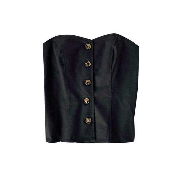 Modern női rövid mellszoba gombokkal