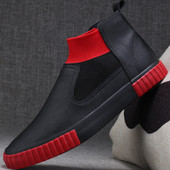 Ανδρικά έκο δερμάτινα παπούτσια χωρίς στερέωση