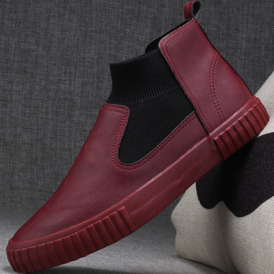 Ανδρικά έκο δερμάτινα παπούτσια χωρίς στερέωση