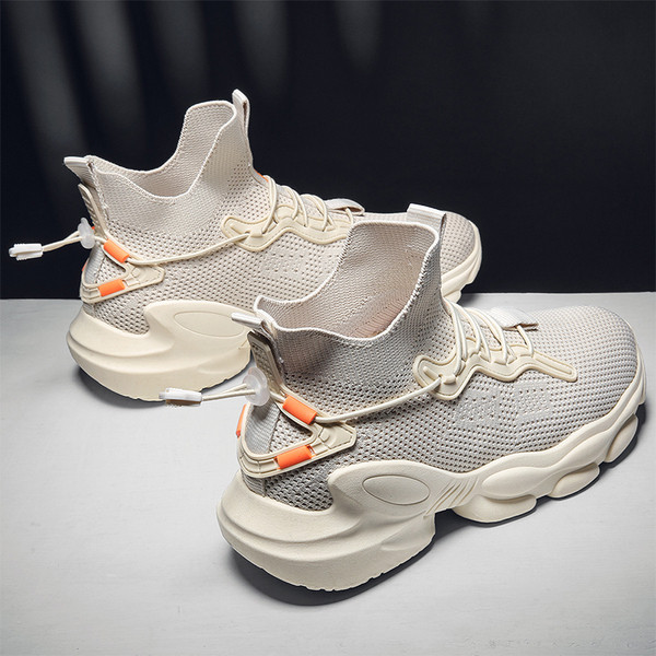 Sport és alkalmi tornacipő durva talppal és fűzővel