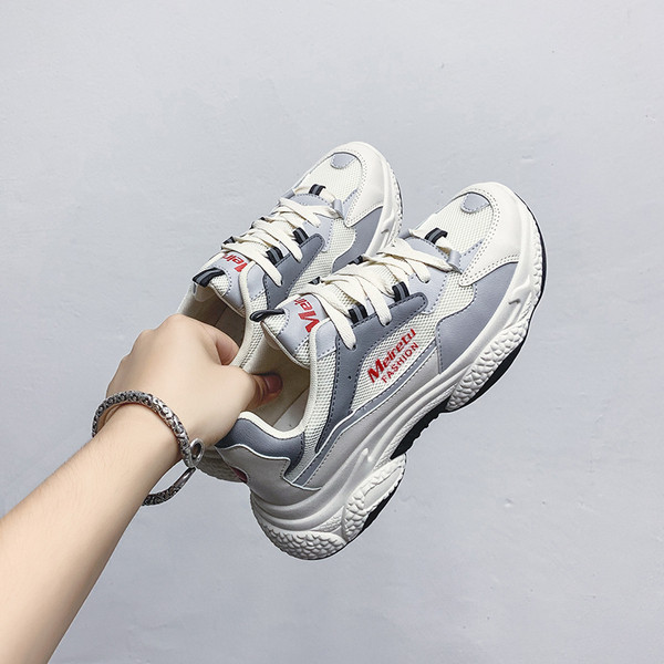 Ανδρικά αθλητικά παπούτσια με παχιά πέλματα