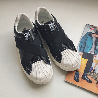 Eko-nahast valmistatud vabaaja rihmadega meeste tossud