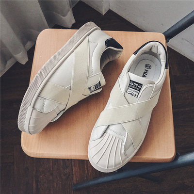 Eko-nahast valmistatud vabaaja rihmadega meeste tossud