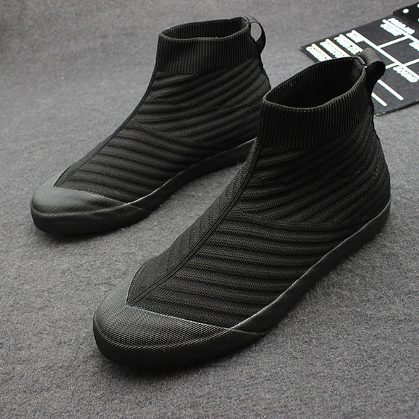 Modern textil magas tornacipő típusú zokni