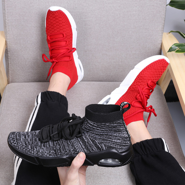 Άνοιξη-φθινόπωπορινά αθλητικά παπούτσια από ύφασμα με θάλαμο αέρα