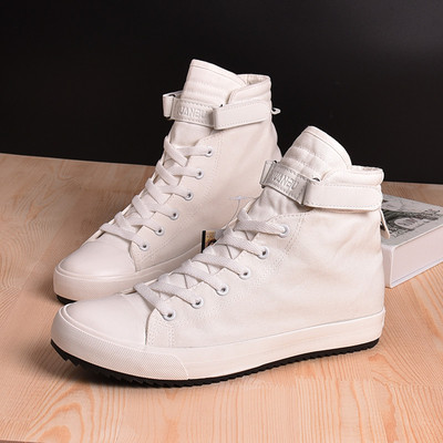 Υψηλό μοντέλο αθλητικά ανδρικά παπούτσια - δύο μοντέλα από έκο δέρμα και ύφασμα