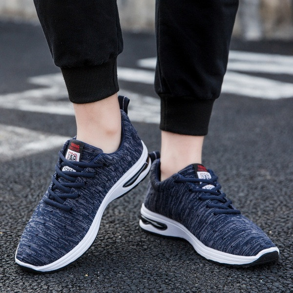 Ikdienas vīriešu kedas ar gaisa kameru un uzrakstu - vairāki modeļi