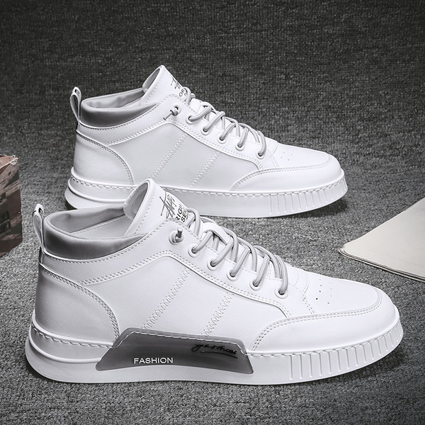 Férfi magas tornacipő ÚJ modell fűzővel és mintával