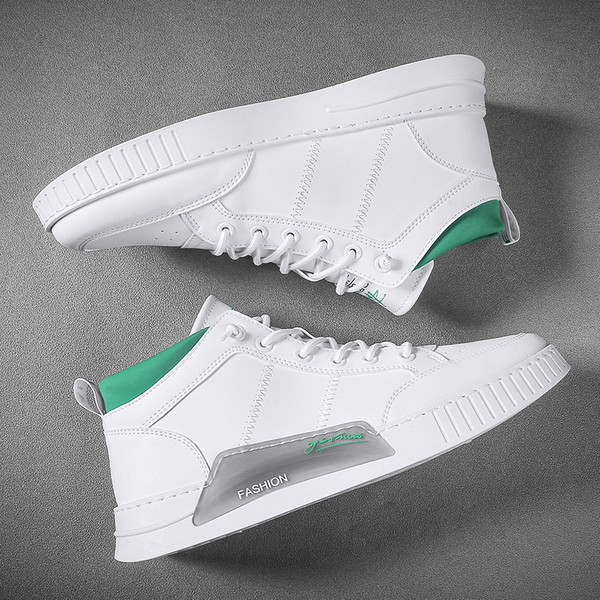 Férfi magas tornacipő ÚJ modell fűzővel és mintával