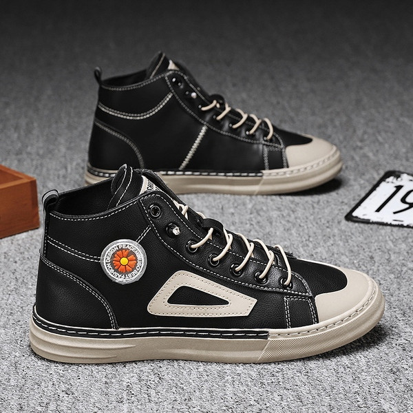 UUS lipsude ja tikanditega meeste kõrgete tossude mudel