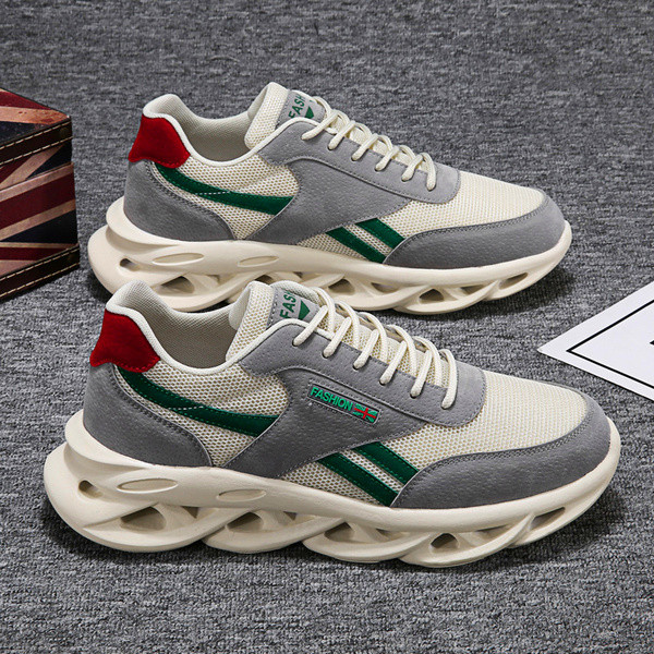 Tekstiilist ja ökoseemisnahast valmistatud meeste sporditossud