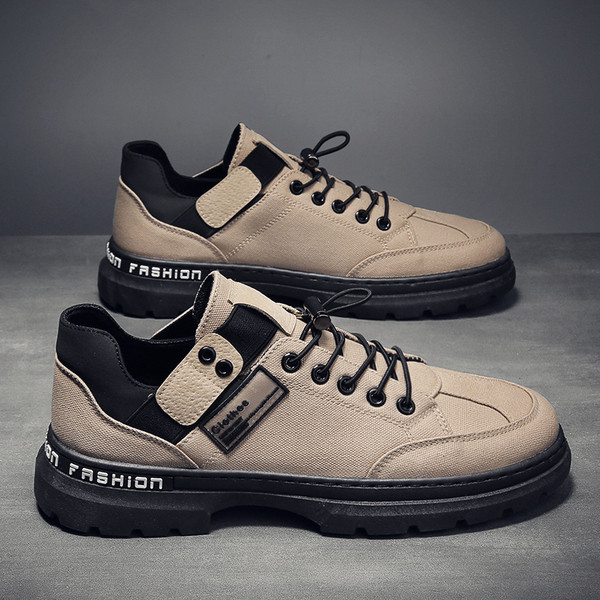 Férfi tornacipő ÚJ modell fűzős és vastag talppal