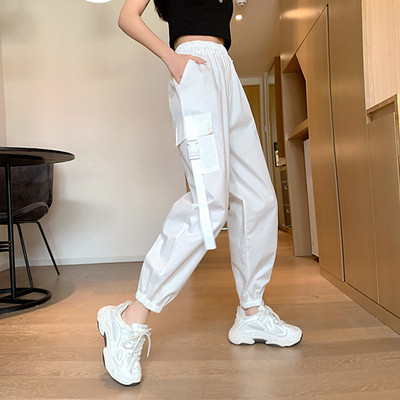 Γυναικείο μακρύ παντελόνι με ψηλή μέση