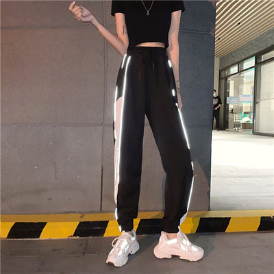 Μοντέρνο γυναικείο μακρύ παντελόνι με άκρη