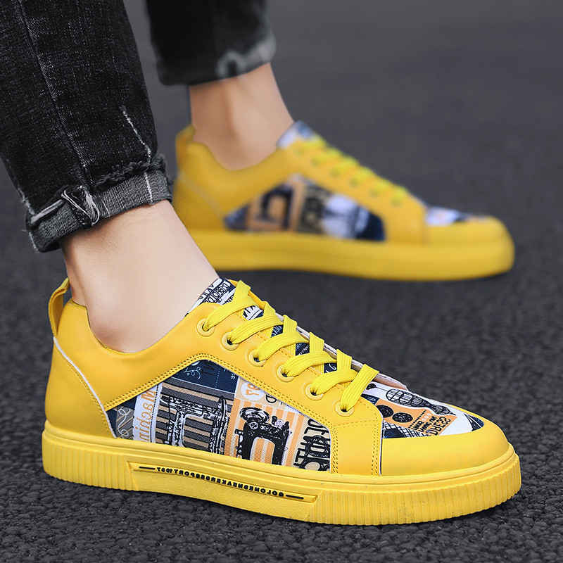 ÚJ modell férfi tornacipő színes mintával és nyakkendővel