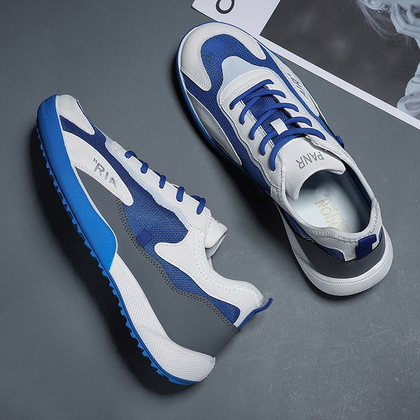 Alkalmi férfi tornacipő lapos talppal - légáteresztő