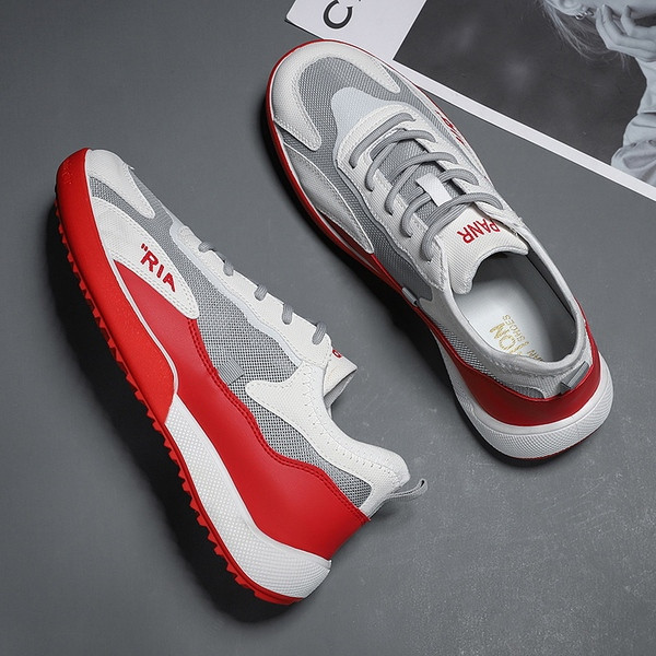 Alkalmi férfi tornacipő lapos talppal - légáteresztő