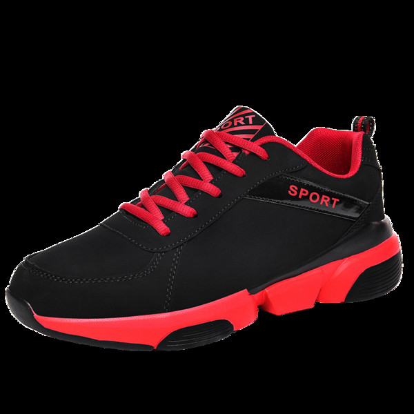 Sport és alkalmi férfi tornacipő színes talppal