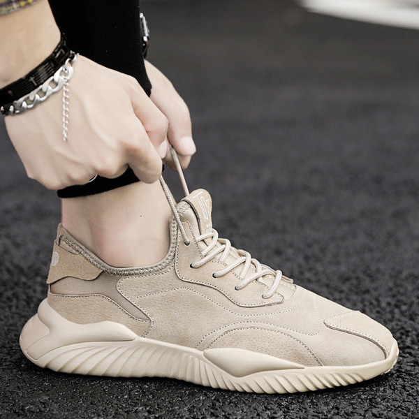 Öko velúrból készült, fűzős őszi tornacipő