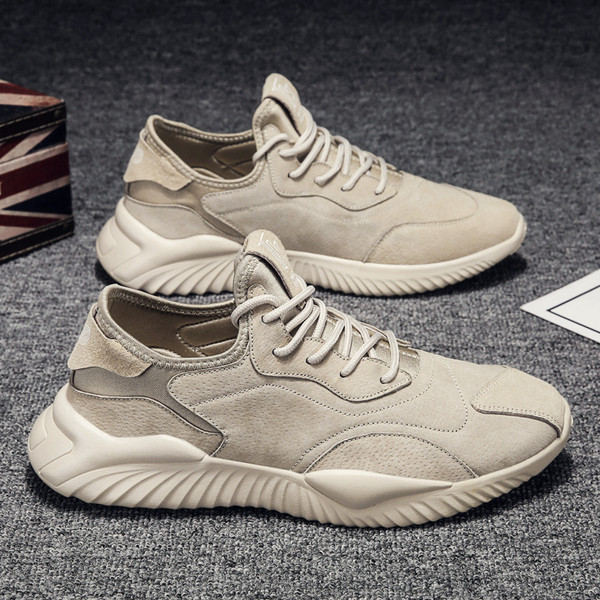 Öko velúrból készült, fűzős őszi tornacipő